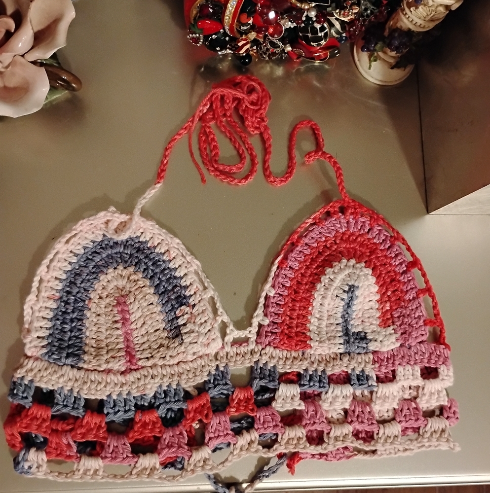 Handmade Multicolor Crochet Kids Accessory - Picture 2 of 12